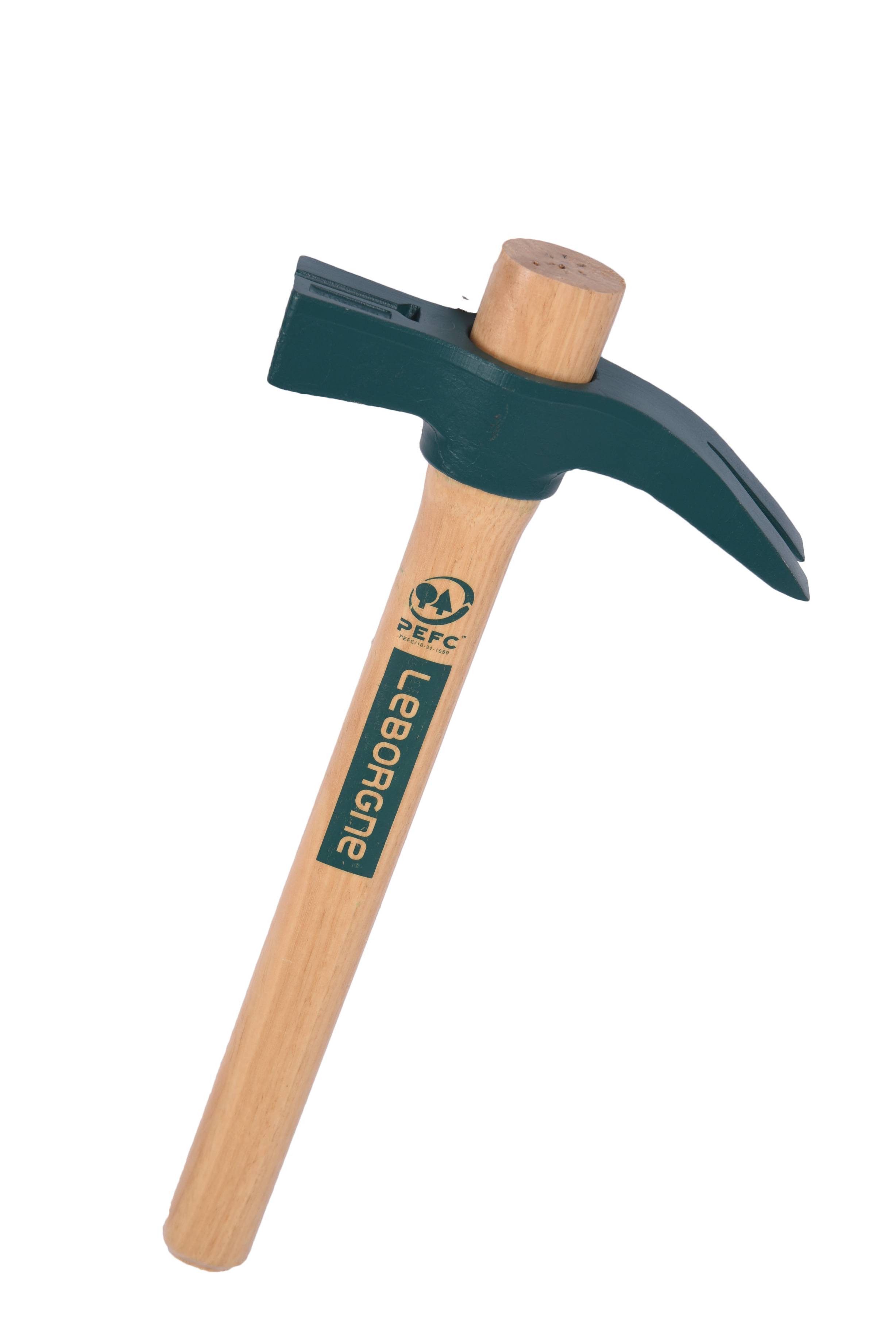 Marteau de coffreur manche bois 700 g LEBORGNE