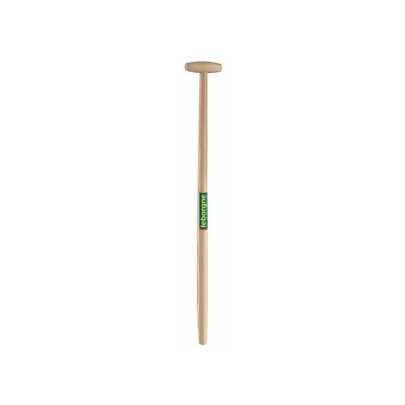Manche de rechange bêche/louchet en bois avec béquille tournée L.90 cm - Leborgne - Image 4