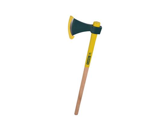Hache tout usage lame acier manche bois 90cm tête 1,5kg - LEBORGNE - Image 1