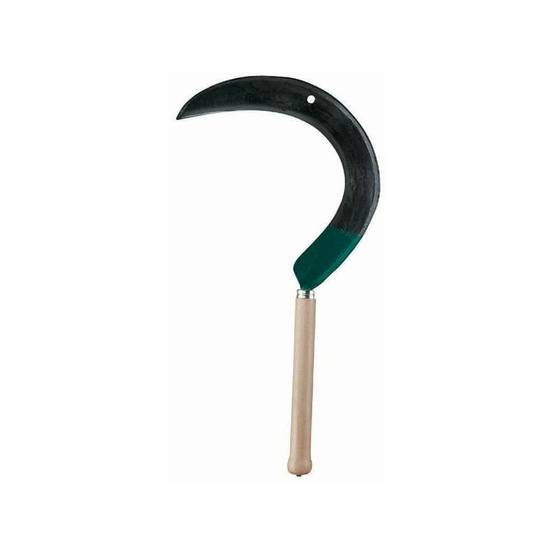 Faucille corse pour droitier métal noir L.55 cm - Leborgne - Image 4