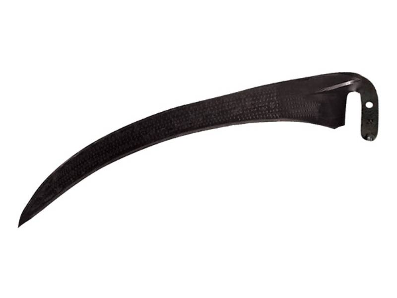 Faux à herbes sans manche fer forgé 65 cm – LEBORGNE - Image 1