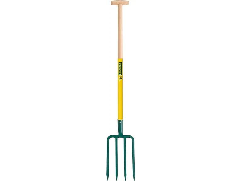 Fourche à bêcher douille 4 dents manche bois LEBORGNE