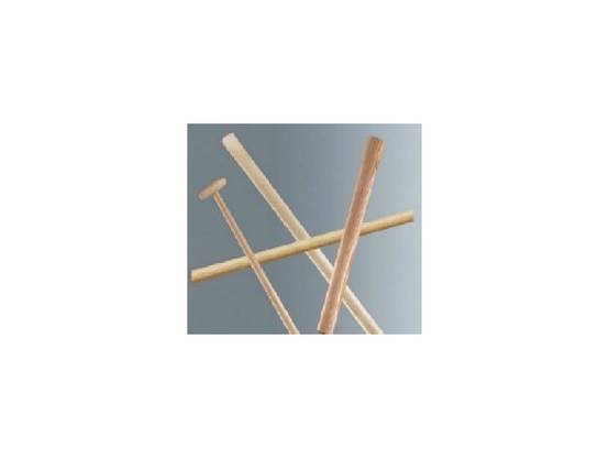Manche de rechange rond bois marron Ø32 mm L.110 cm - Leborgne - Image 1