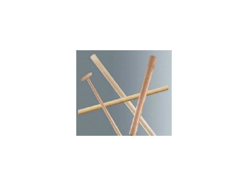 Manche de rechange rond bois marron Ø32 mm L.110 cm - Leborgne - Image 1