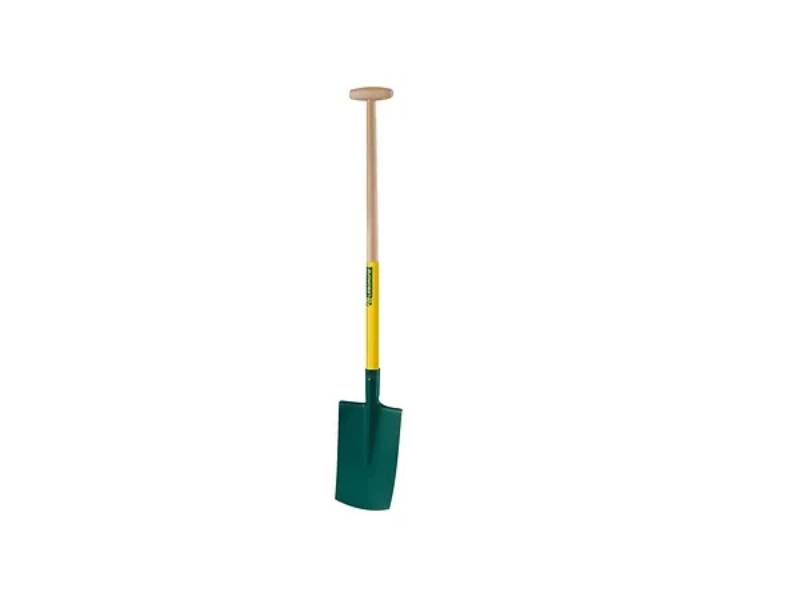 Bêche à rebord acier bois 28 cm béquille – LEBORGNE - Image 1