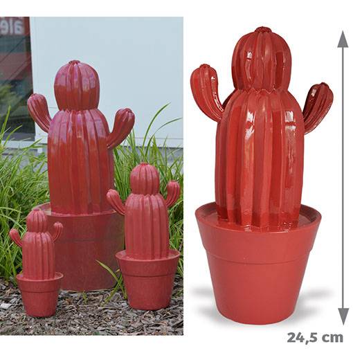 AIC International - AIC International - Cactus d'extérieur Yuma Brique 24.5 cm