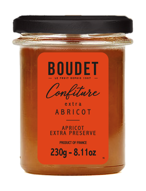 Boudet - Confiture Extra Abricot 230 g - Image 1