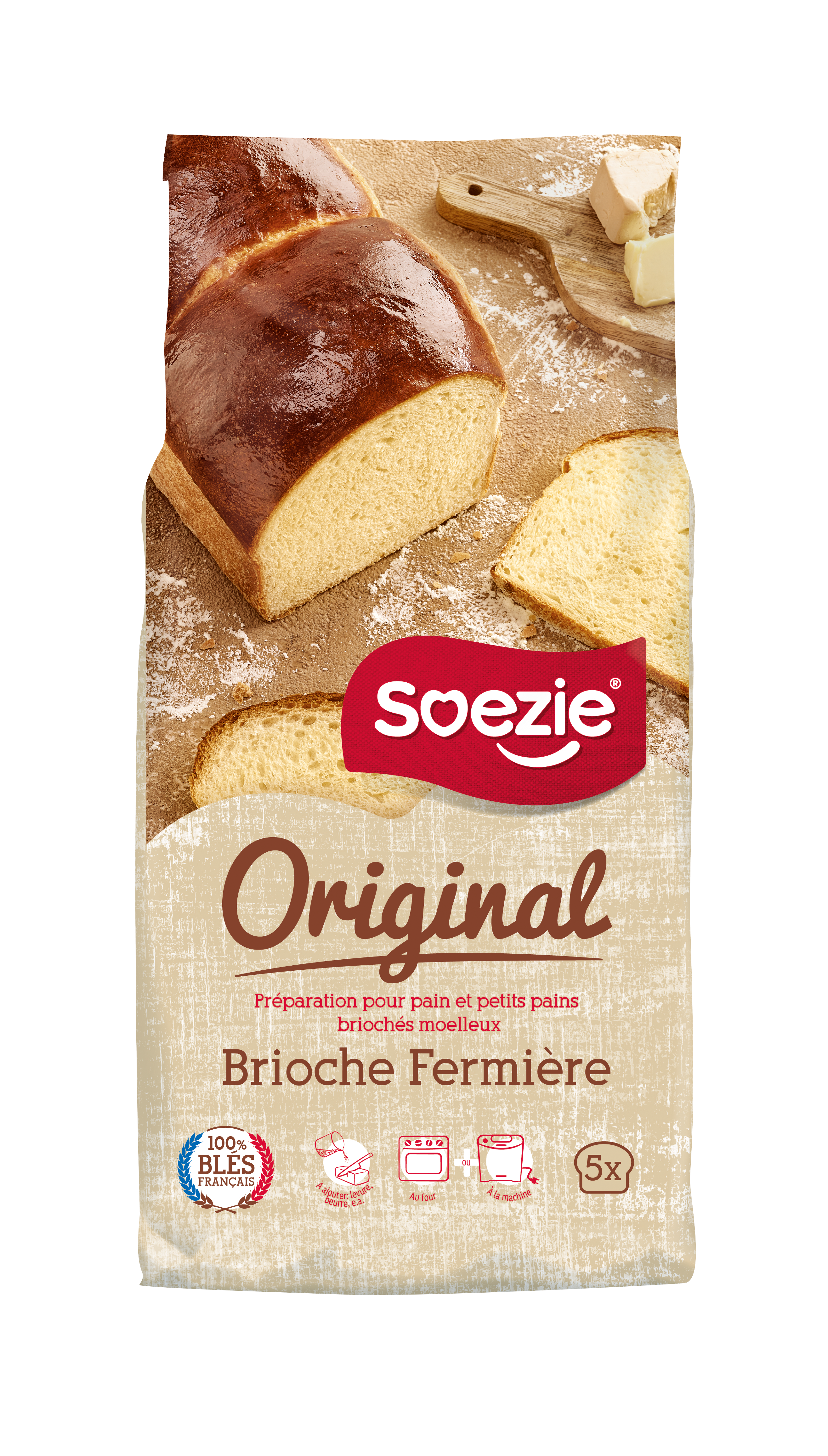 Soezie - Préparation pains briochés 2,5 kg 100% blés français - Soezie