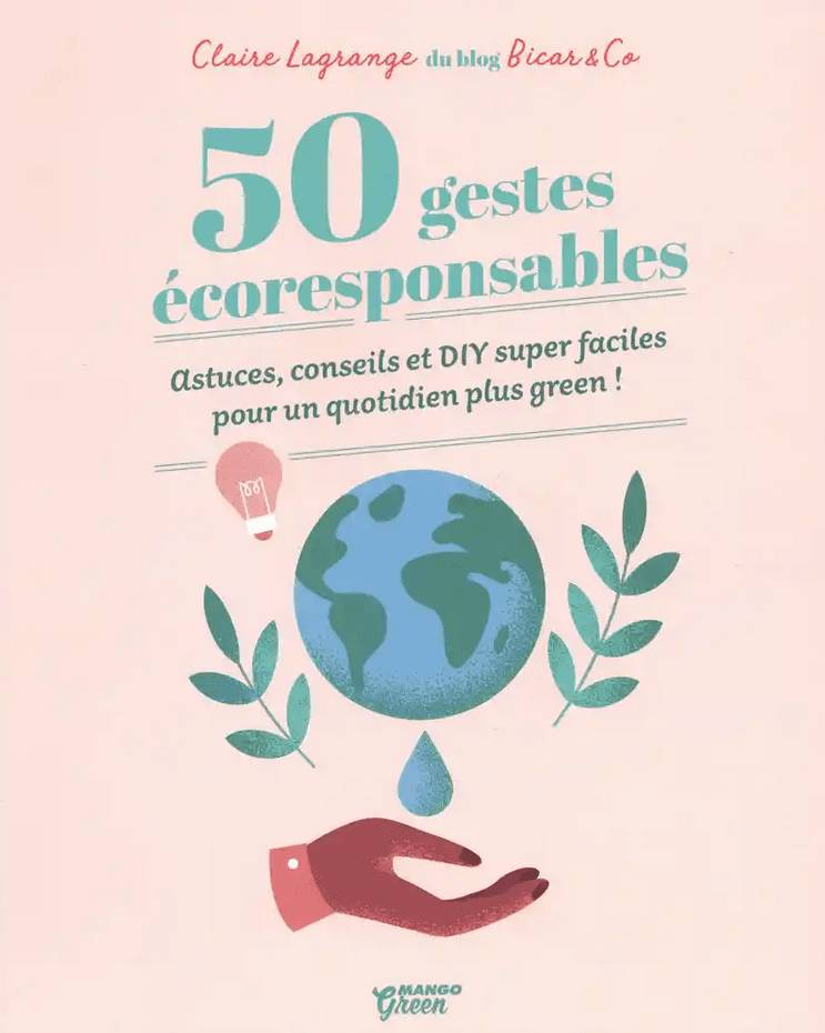 Livre 50 gestes écoresponsables L.24,90 x l.20,10 x H.1,50 cm - Image 1