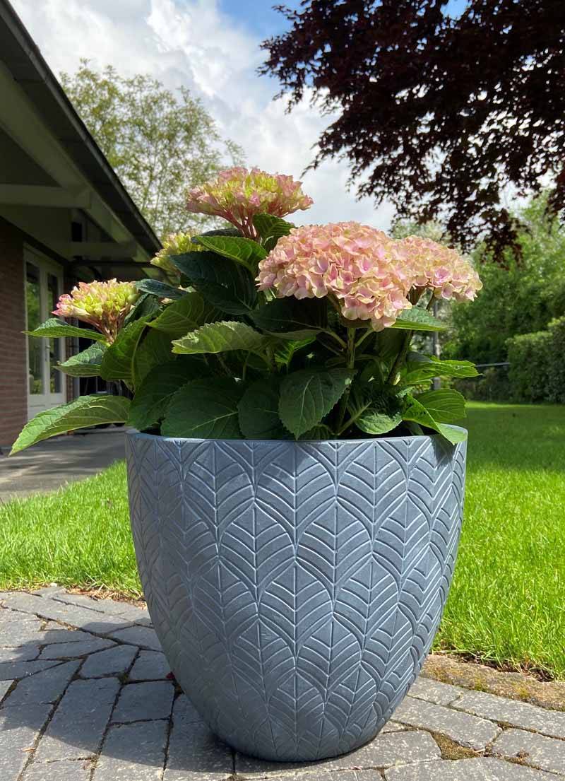 Pot Springfield 02AG Antique gris en fibre Ø.44 x H.39 cm - Imagen 3