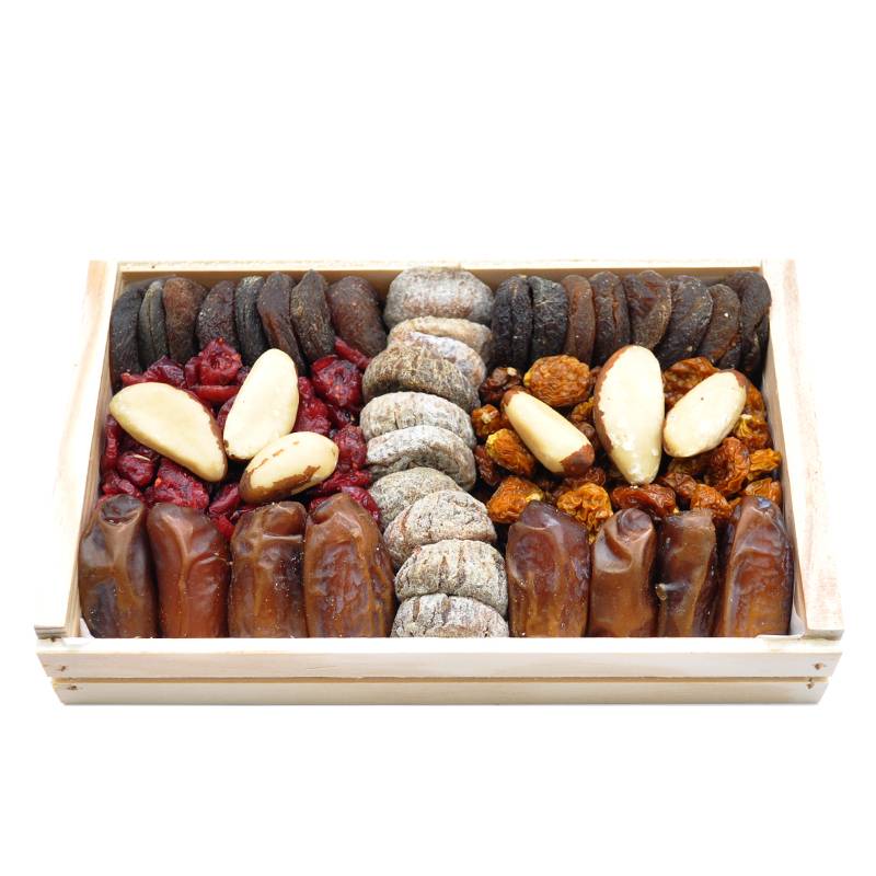 Les Vergers d'Escoute - Les Vergers d'Escoute - Cagette Bio fruits secs 420 g - Image 1