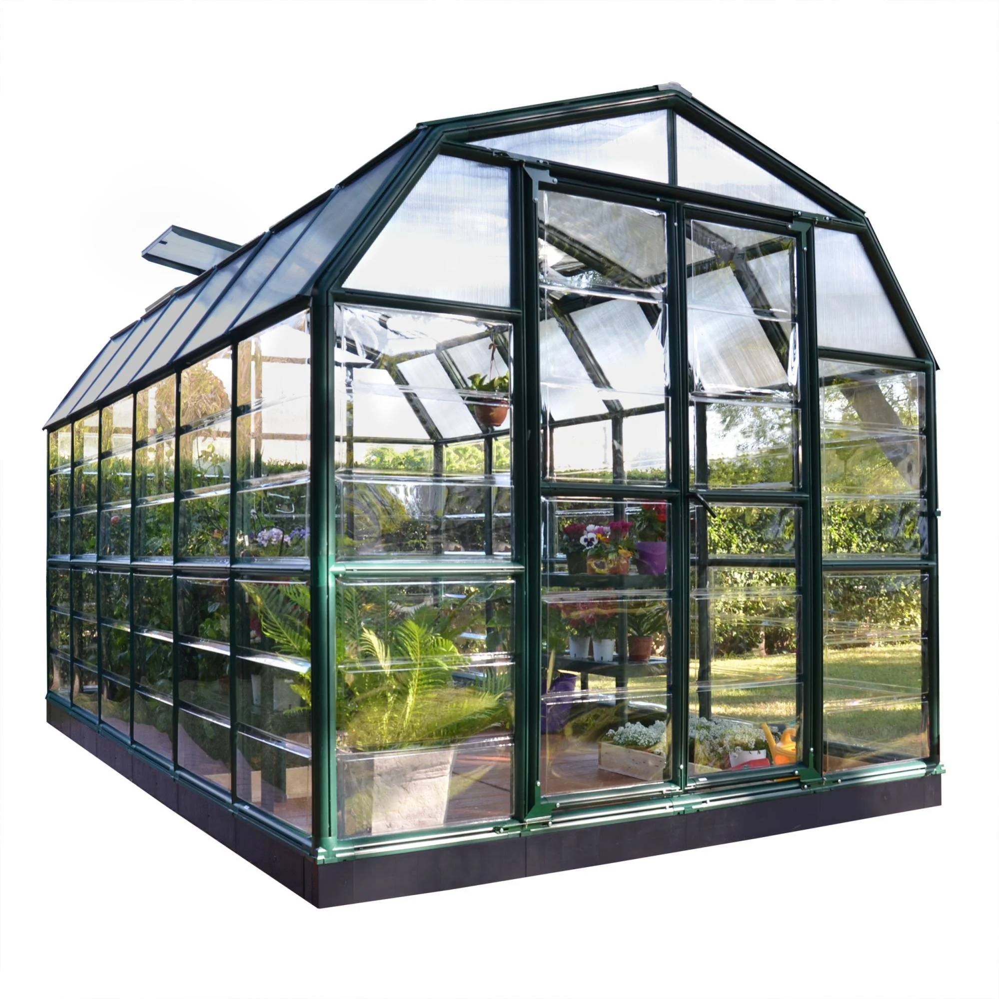 Canopia by Palram - Serre de Jardin Polycarbonate Vert 389x265x238 cm - PALRAM - Image 12