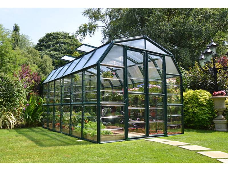 Canopia by Palram - Serre de Jardin Polycarbonate Vert 389x265x238 cm - PALRAM