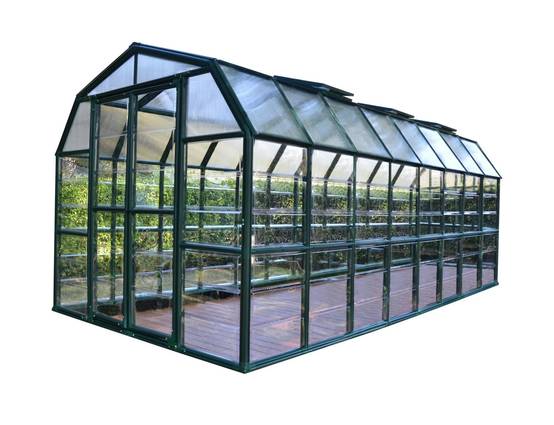 Canopia by Palram - Serre De Jardin Polycarbonate Vert 8x16 Pieds - PALRAM - Image 10