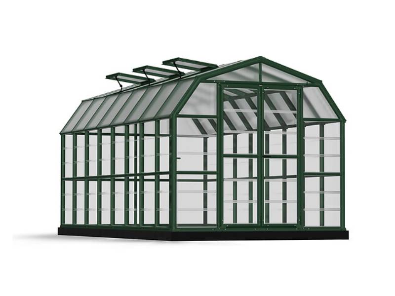 Canopia by Palram - Serre De Jardin Polycarbonate Vert 8x16 Pieds - PALRAM - Image 8
