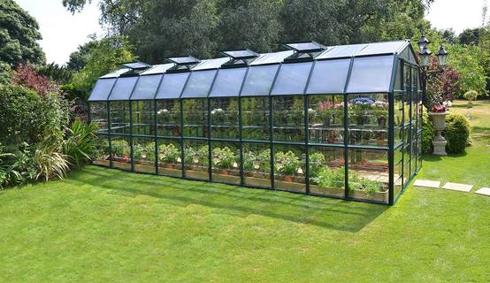 Palram - Rion Serre de Jardin PVC et Polycarbonate Eco Grow 17m2 - Image 6
