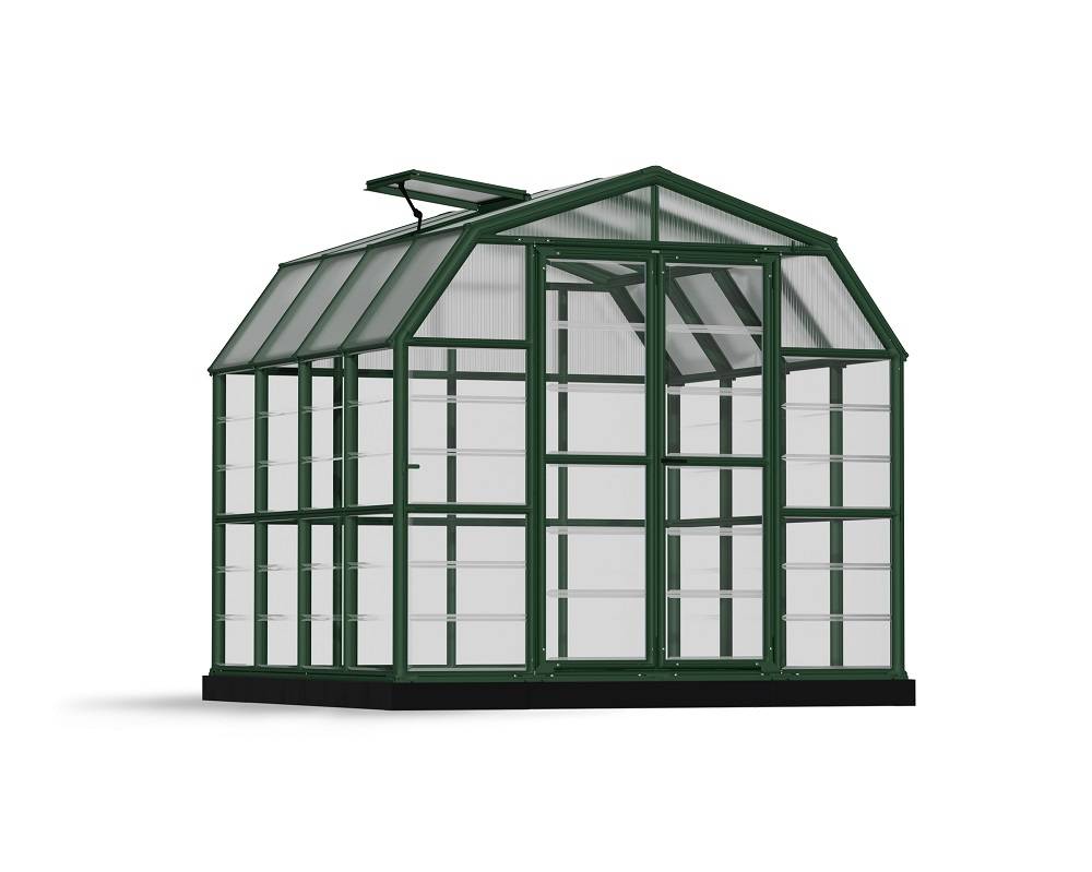 Rion Serre de Jardin PVC et Polycarbonate Eco Grow 8x8 7m2 - Image 6