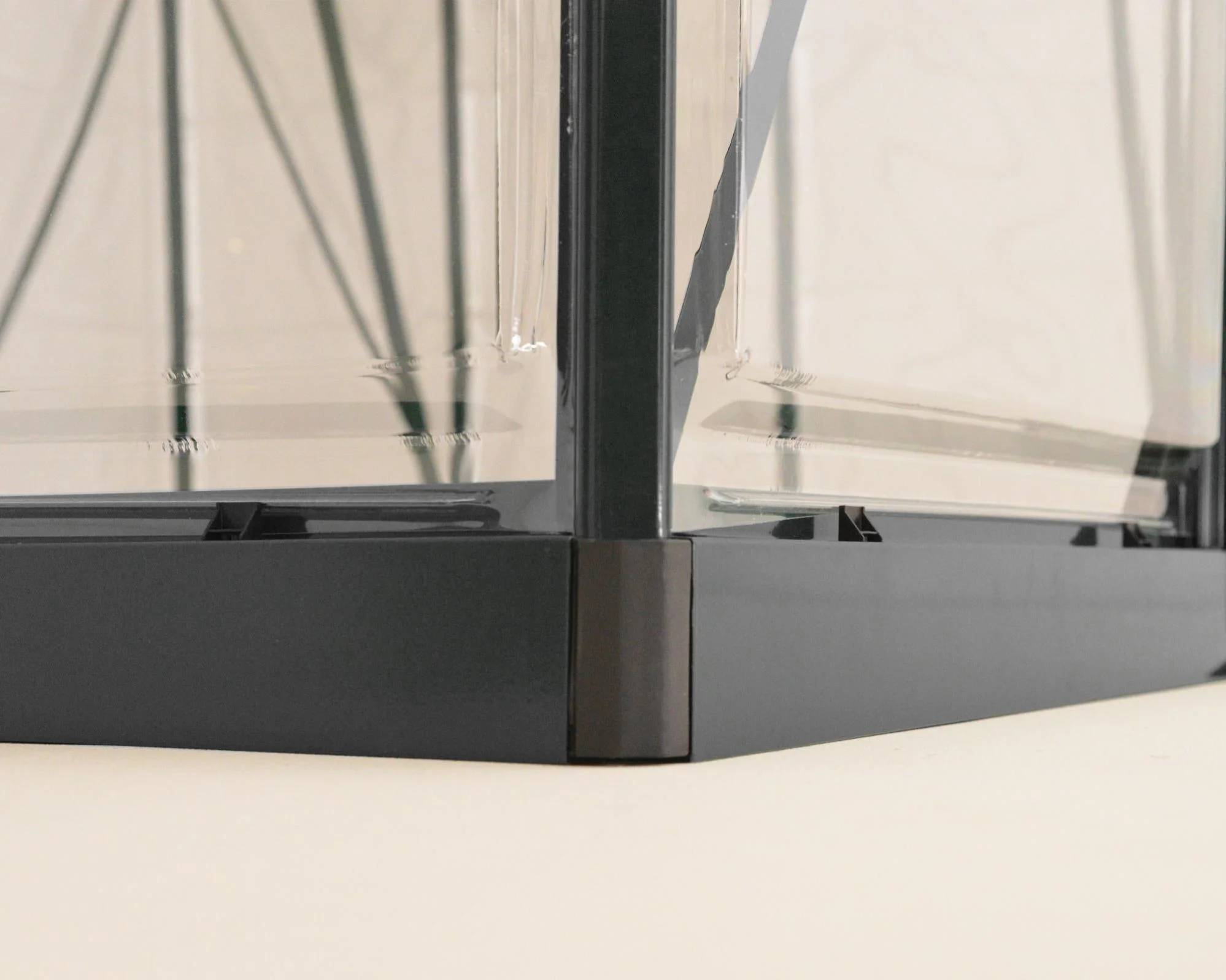Canopia by Palram - Serre de jardin polycarbonate aluminium anthracite 4,6 m² Harmony avec embase - Canopia by Palram - Image 15