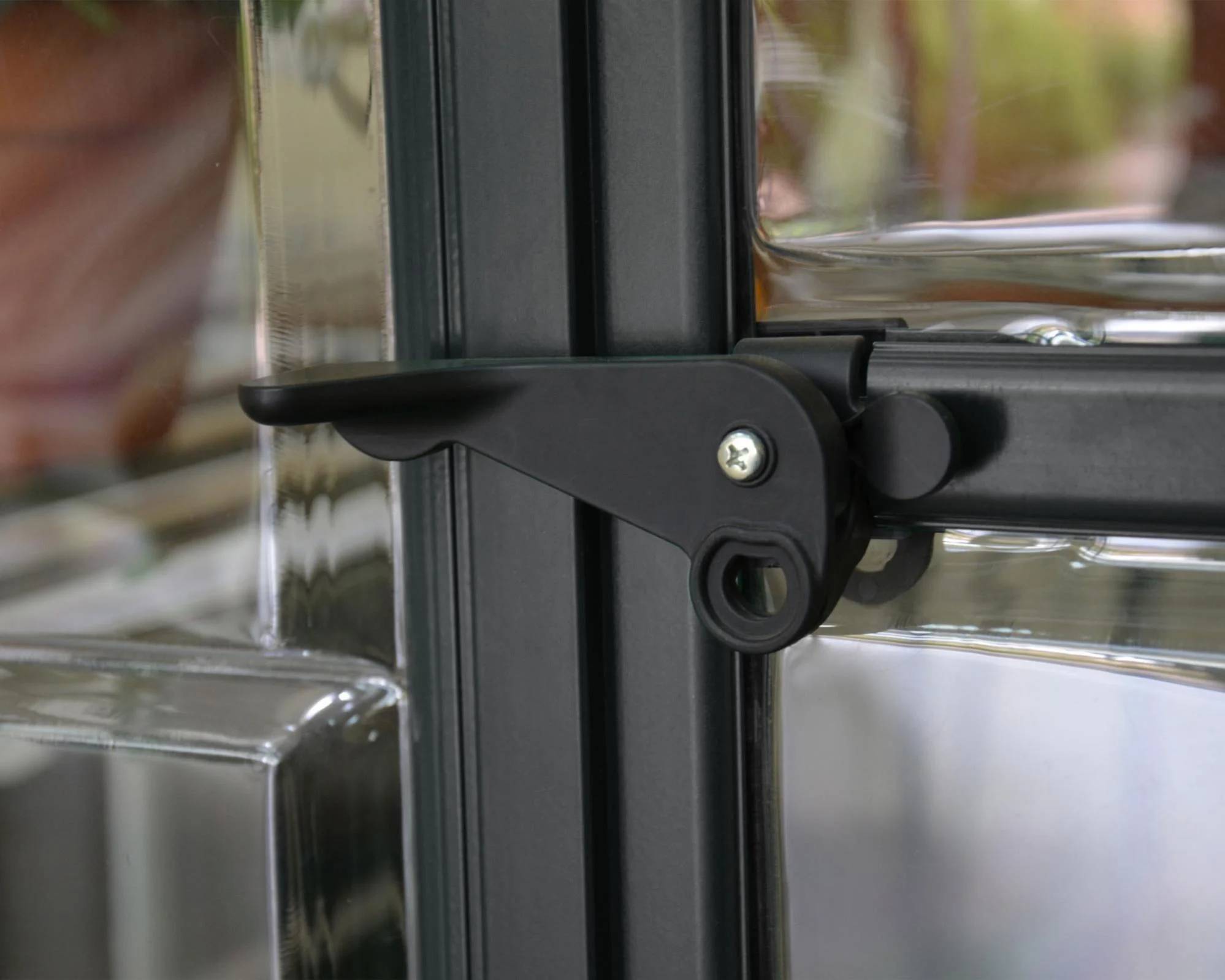 Canopia by Palram - Serre de jardin polycarbonate aluminium anthracite 4,6 m² Harmony avec embase - Canopia by Palram - Image 16
