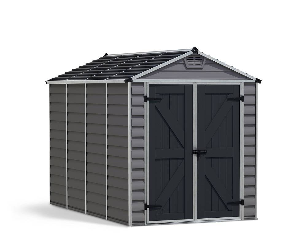 Abri de Jardin Polycarbonate Skylight Gris Deco 6x10 5,3 m2 - Image 8