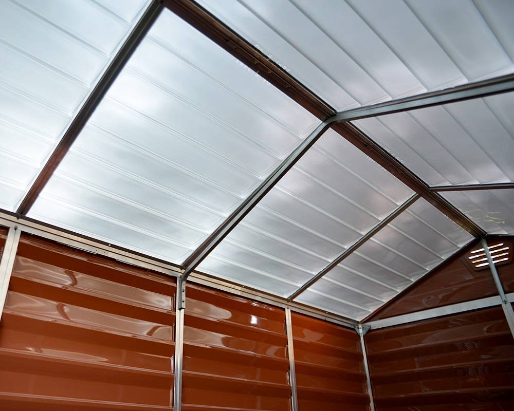 Palram - Abri de Jardin Polycarbonate Skylight Amber 5,2m2 - Image 9