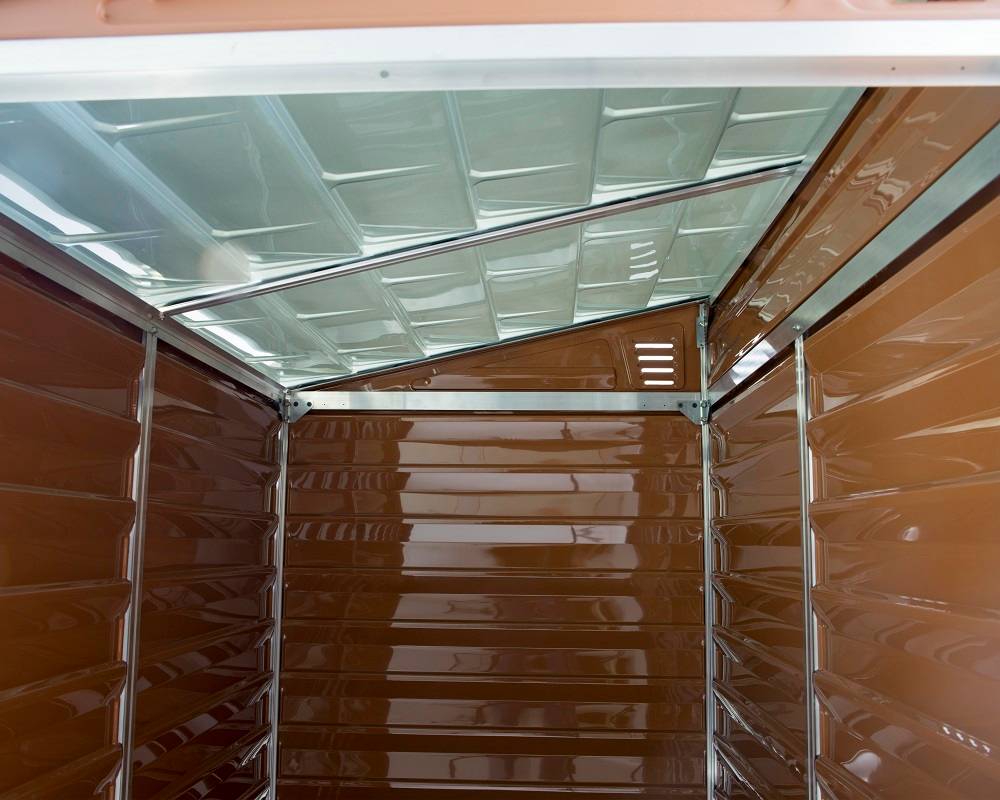 Palram - Abri de Jardin Polycarbonate Skylight Amber 4x6 2m2 mono - Image 9
