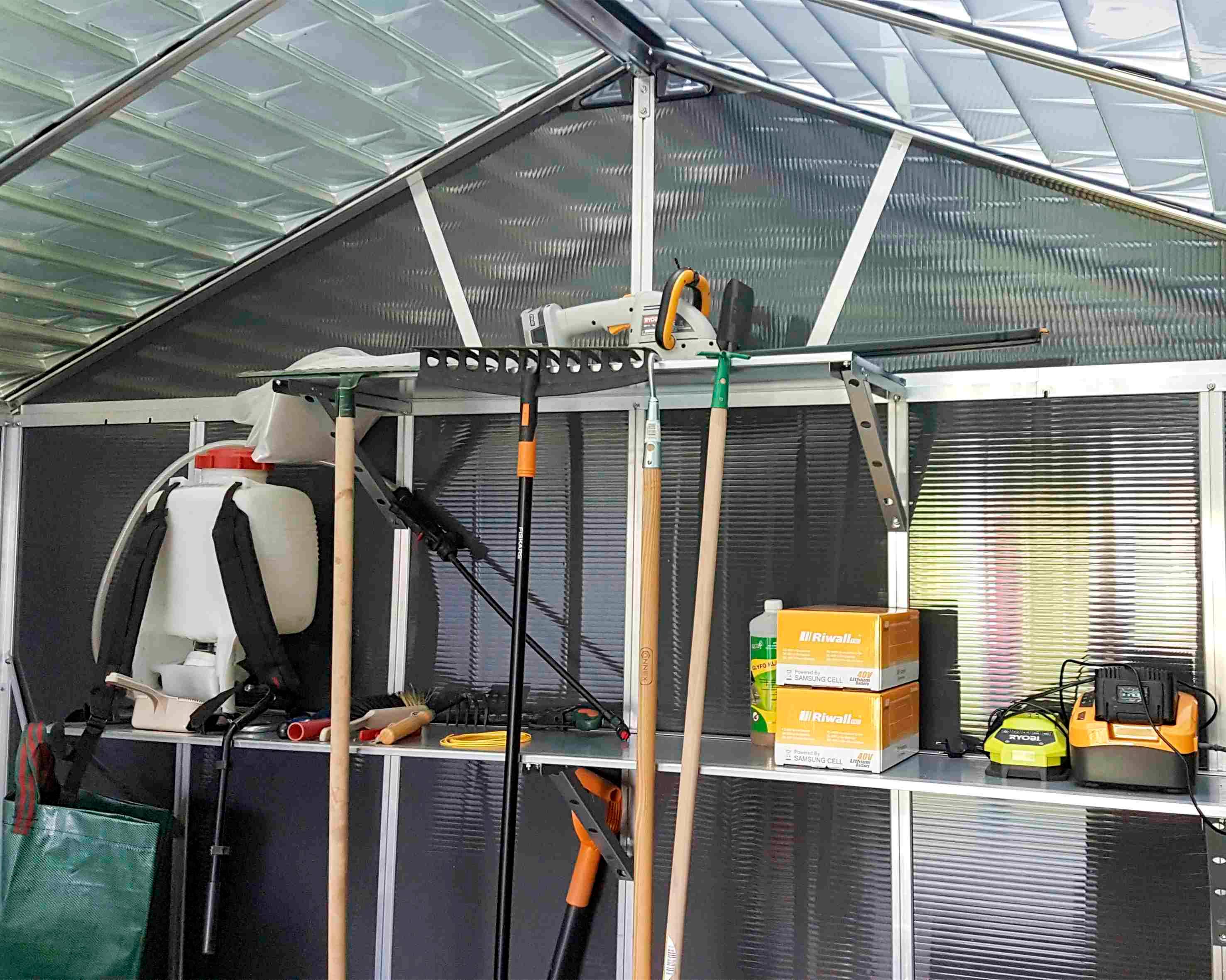 Palram - Abri de Jardin Polycarbonate Yukon sans plancher 17,2m2 - Image 6