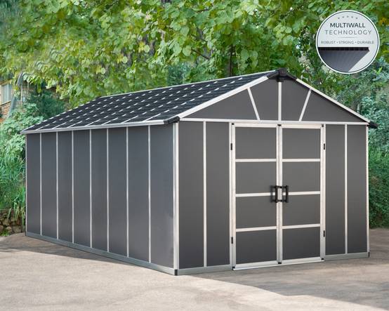 Canopia by Palram - Palram - Abri de Jardin Polycarbonate Yukon avec plancher 17,2m2 - Image 1