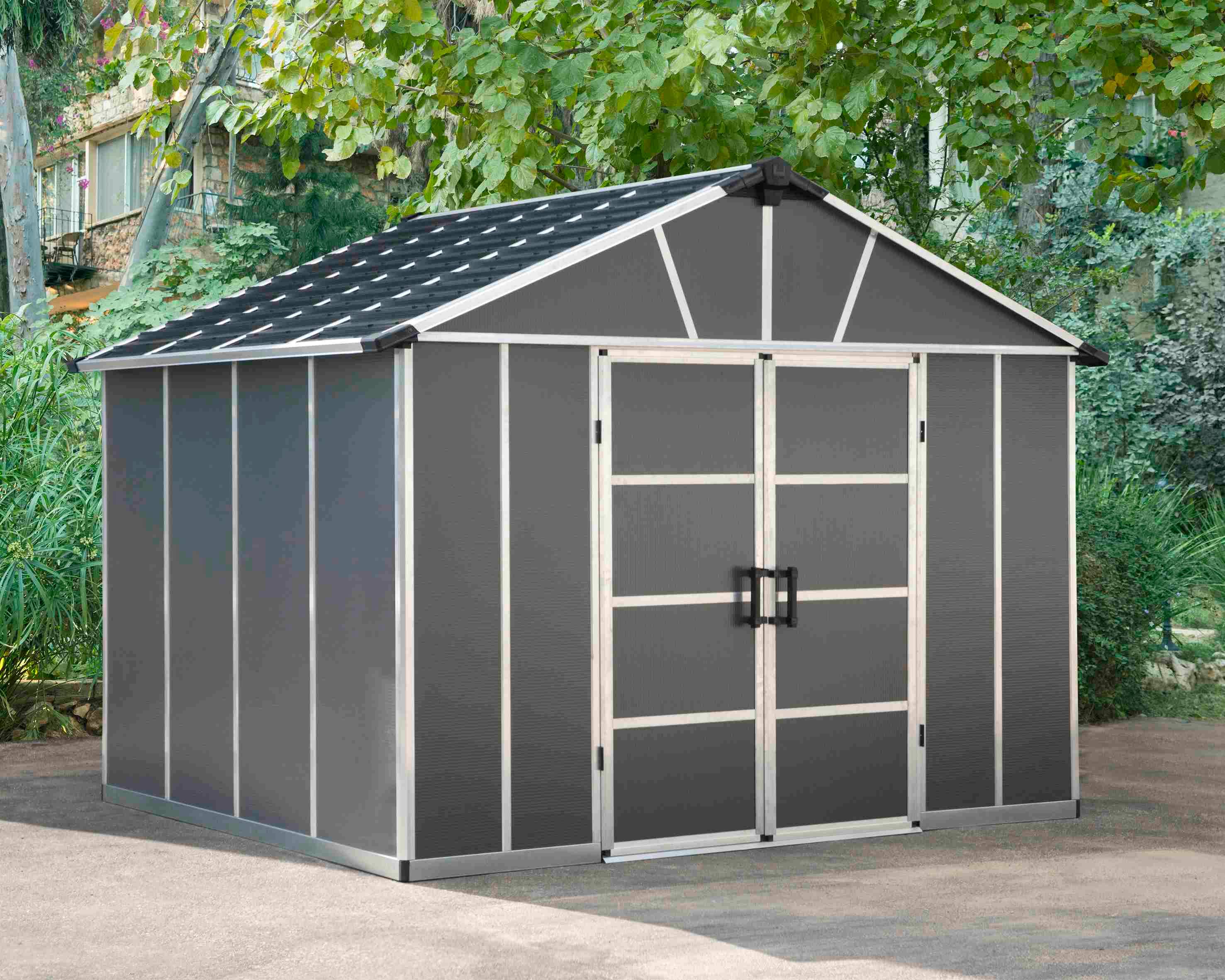 Palram - Abri de Jardin Polycarbonate Yukon sans plancher 7,9m2 - Image 1