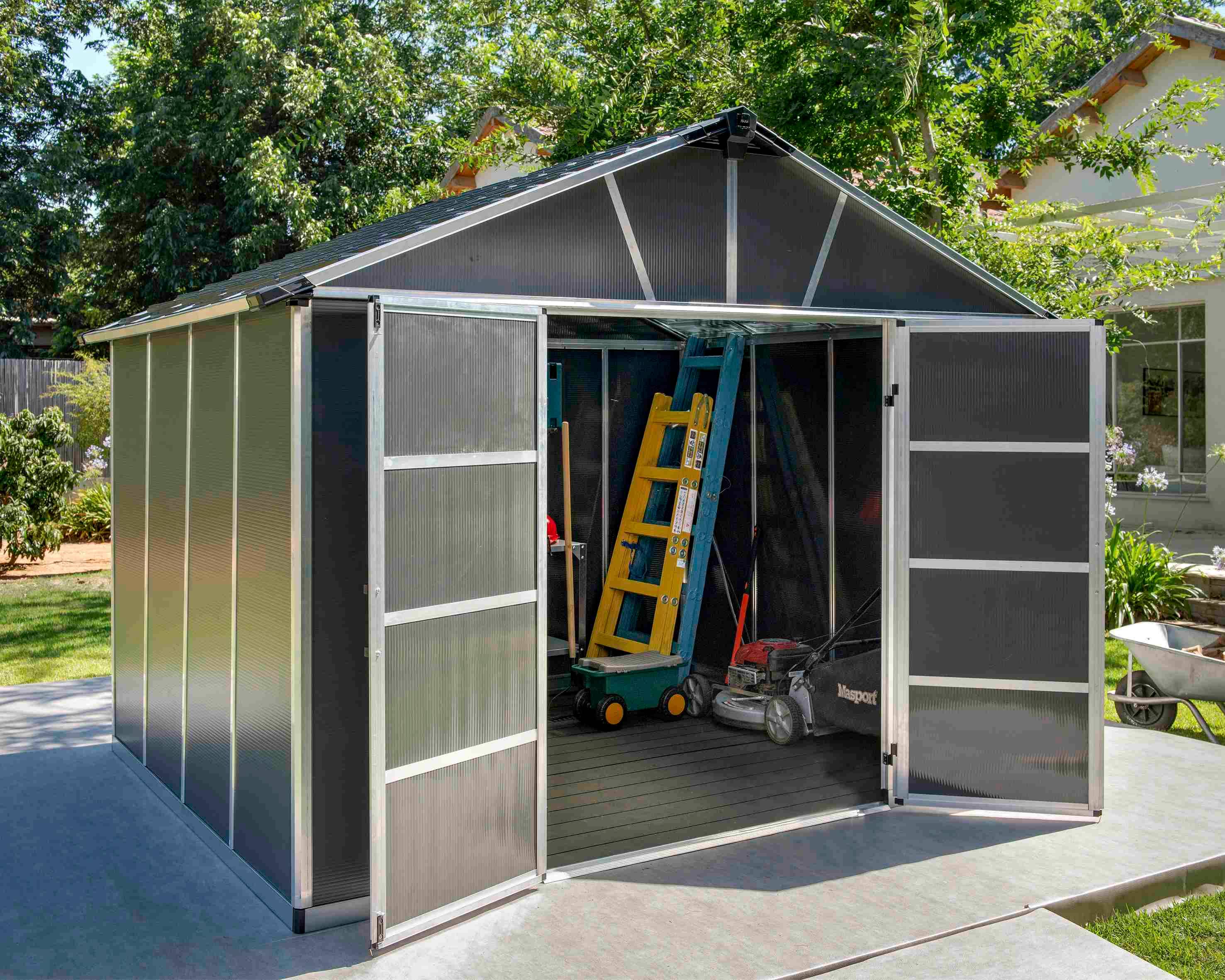 Palram - Abri de Jardin Polycarbonate Yukon avec plancher 7,9m2 - Image 5