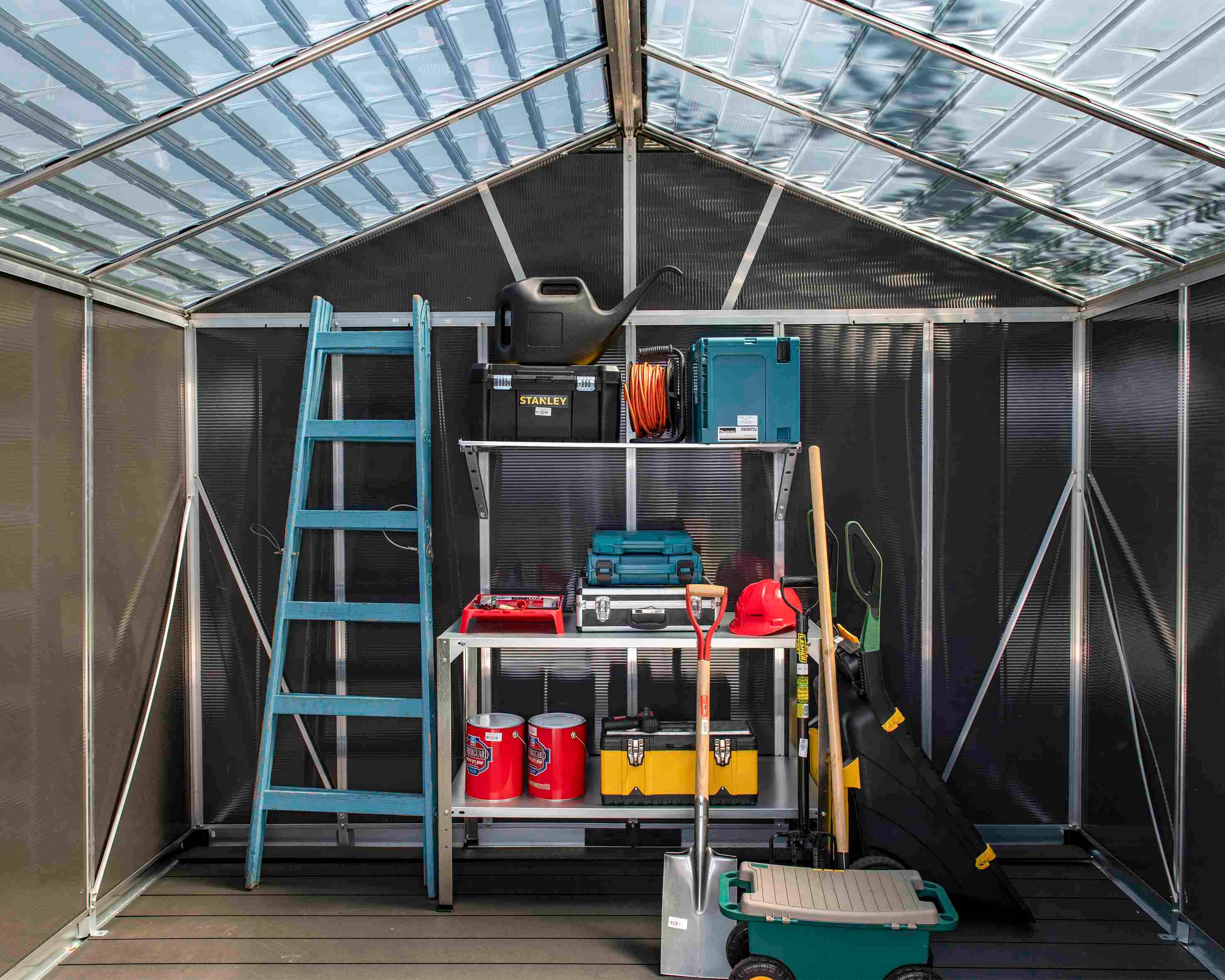 Palram - Abri de Jardin Polycarbonate Yukon avec plancher 7,9m2 - Image 2