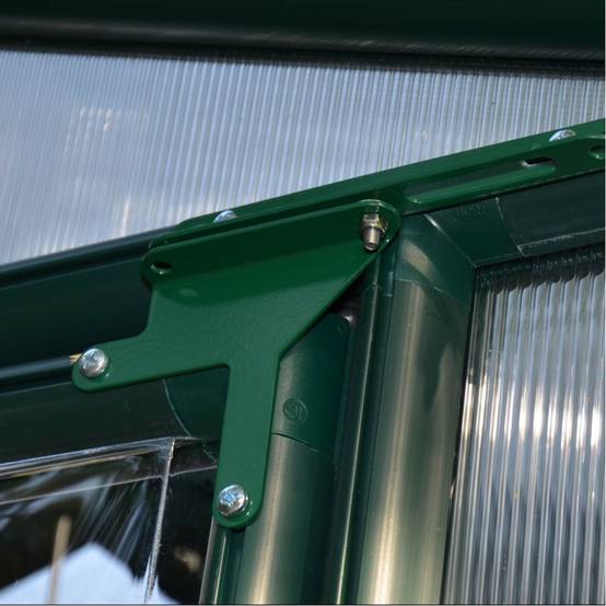 Canopia by Palram - Serre De Jardin Polycarbonate Double Parois Verte 7,6 m² - PALRAM - Image 4