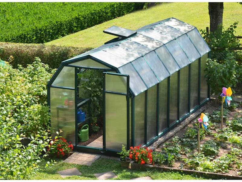 Canopia by Palram - Serre de jardin Polycarbonate Vert 449 x 204 cm – PALRAM - Imagen 1