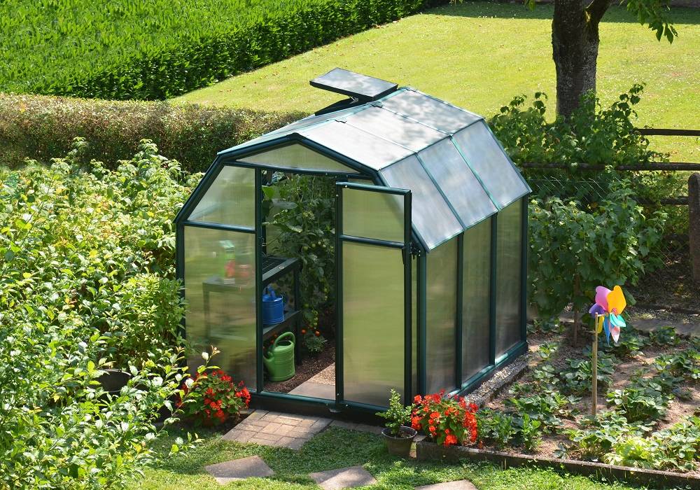 Palram - Rion Serre de Jardin PVC et Polycarbonate Eco Grow 4,1m2 - Image 3
