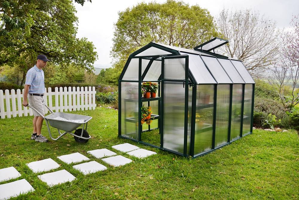 Palram - Rion Serre de Jardin PVC et Polycarbonate Eco Grow 5,4m2 - Image 6