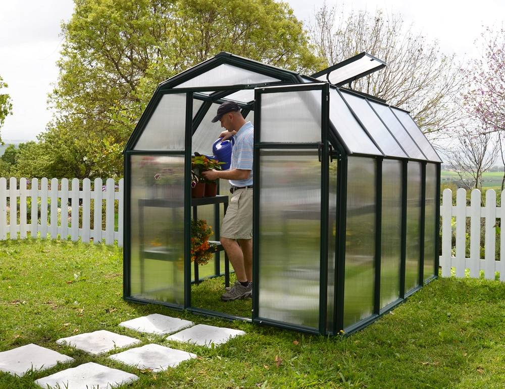 Palram - Rion Serre de Jardin PVC et Polycarbonate Eco Grow 5,4m2 - Image 3