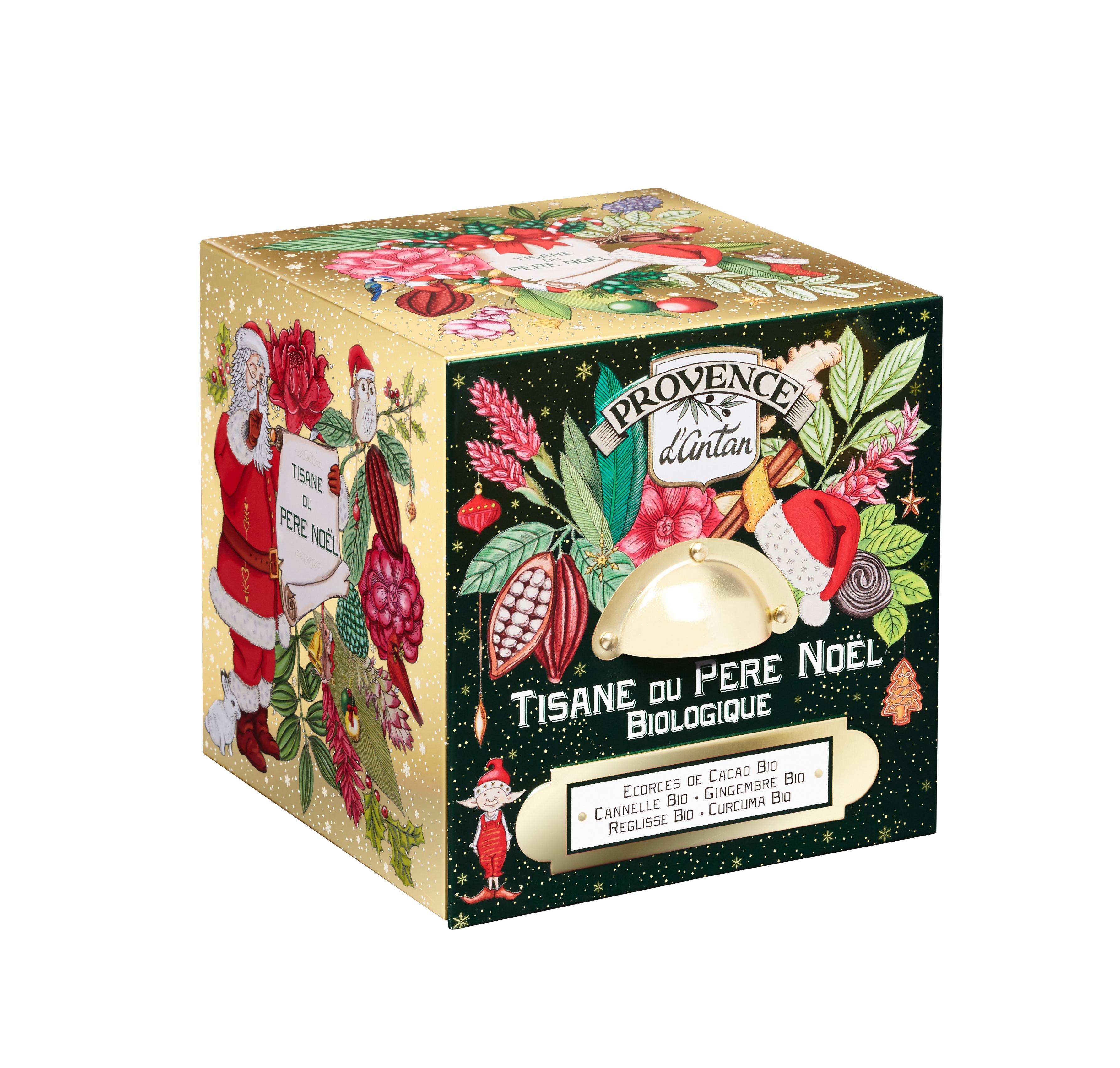 Tisane du père Noël Bio - Cube en métal - 48 g