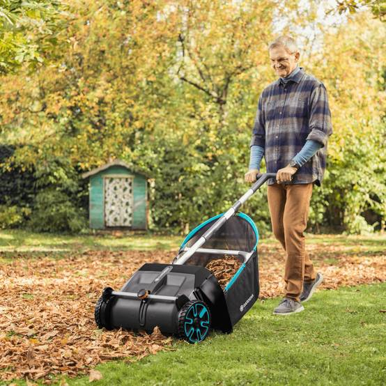 Gardena - Ramasse feuilles manuel avec bac 90L l. 50 cm - Gardena - Image 8