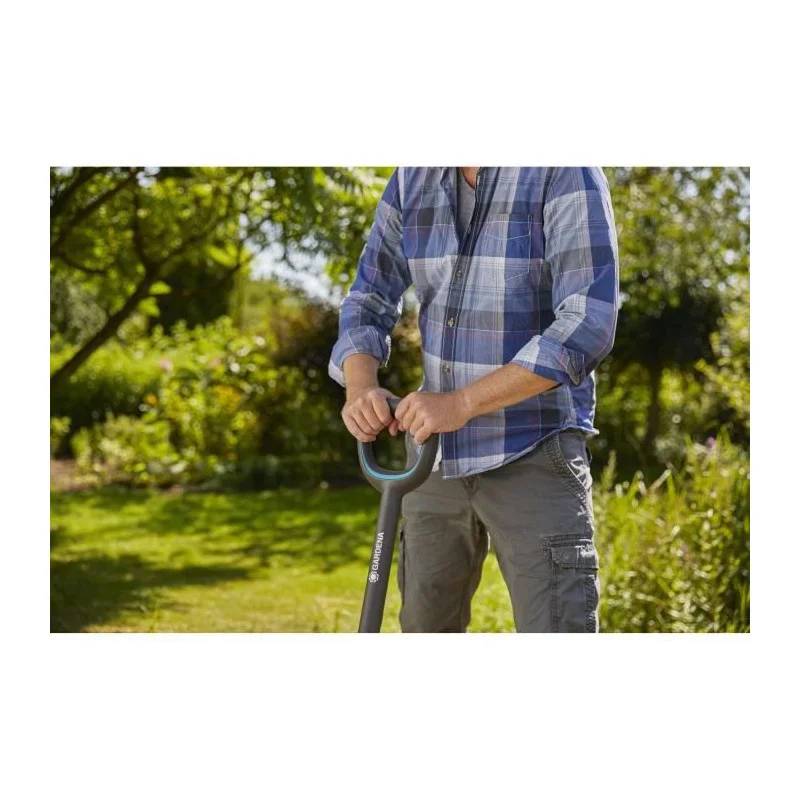 Bêche à Bord Droit Manche Bois Ergonomique NatureLine – GARDENA