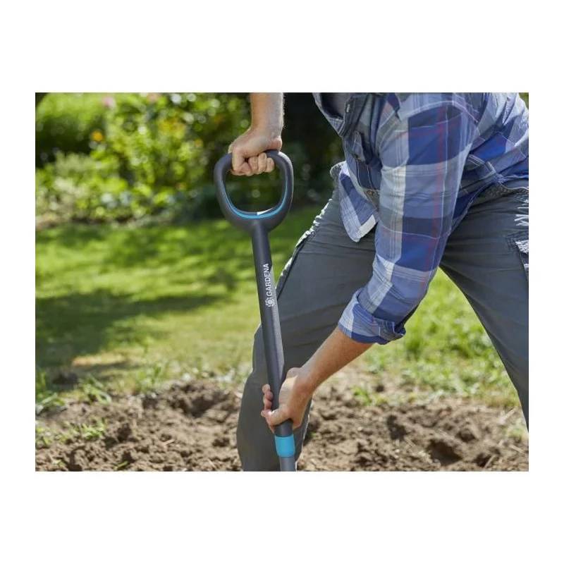 Bêche à Bord Droit Manche Bois Ergonomique NatureLine – GARDENA - Image 3