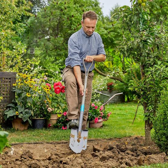 Bêche à bord pointu NatureLine bois frêne 117 cm GARDENA - Image 9