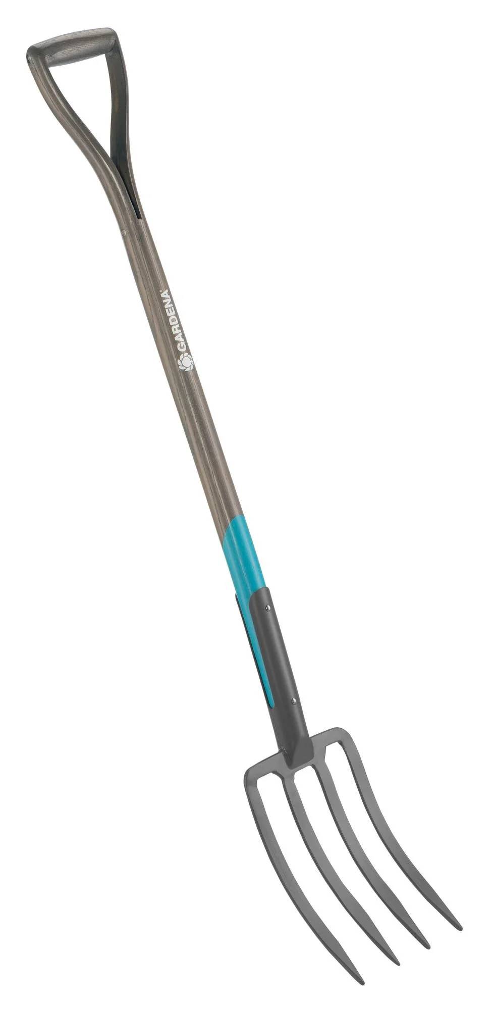 Fourche à bêcher acier manche en bois Natureline GARDENA - Image 2