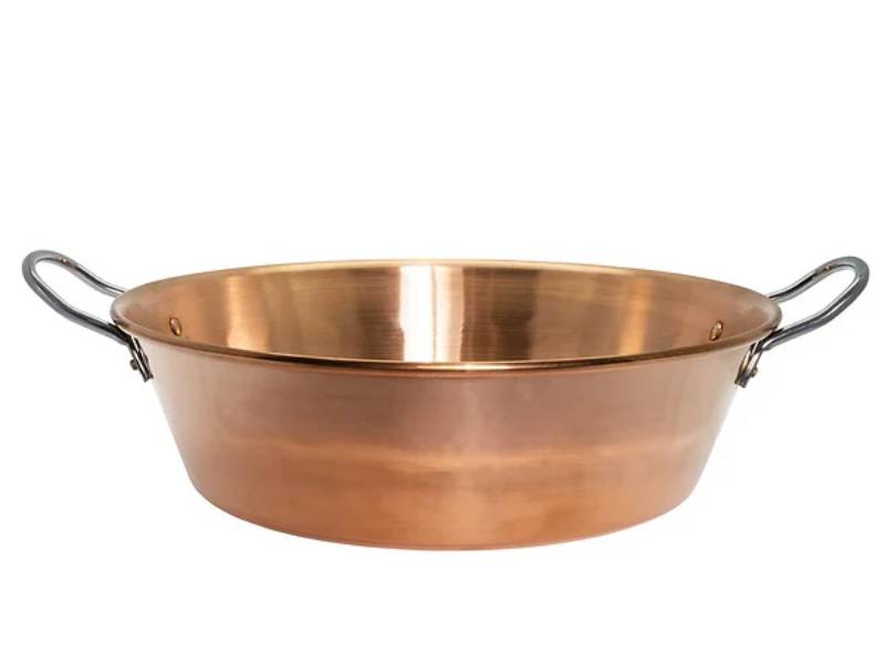 LE PRATIQUE - Bassine à confiture cuivre avec anses 9L cuivre - LEPRATIQUE - Imagen 1