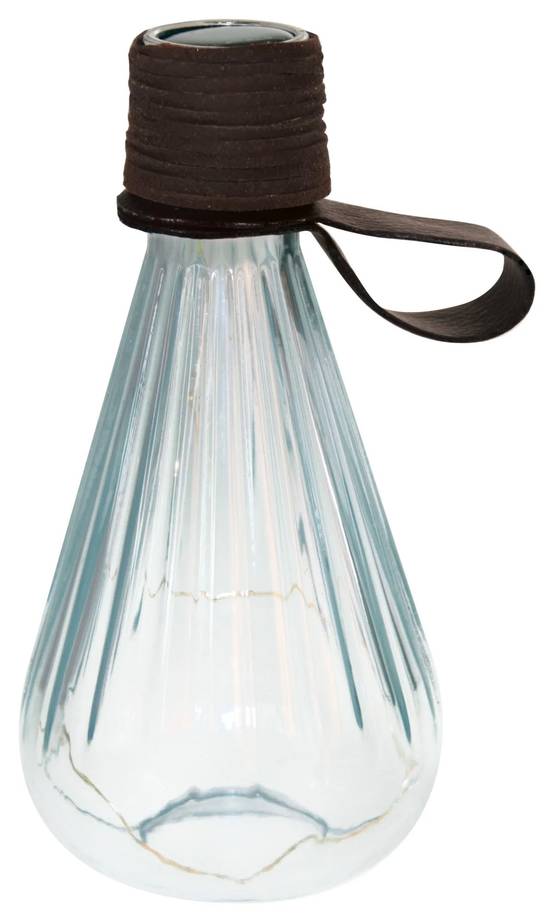 Watt & Home - Ampoule solaire Ziggy verre simili cuir LED Ø 9 cm H 18 cm – WATT & HOME - Image 6