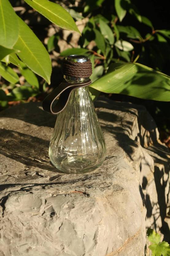 Watt & Home - Ampoule solaire Ziggy verre simili cuir LED Ø 9 cm H 18 cm – WATT & HOME - Image 9