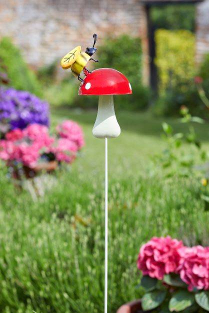 Smart Garden - Smart Garden - Pique décorative Champignon L.10 x l.9 x H.79 cm - Imagen 1