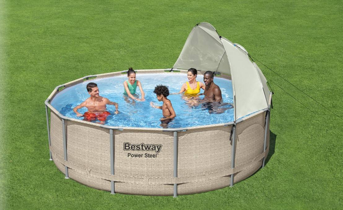 Bestway - Bestway - Piscine hors sol ronde PowerSteel Ø.396 x H.107 cm - Image 8