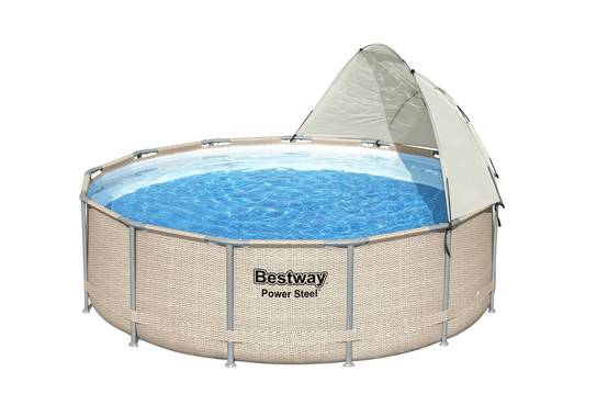 Bestway - Bestway - Piscine hors sol ronde PowerSteel Ø.396 x H.107 cm - Image 7
