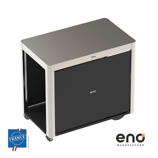 Eno - Eno - Desserte Achille Inox - L.92 x l.55 x H.81 cm - Image 1