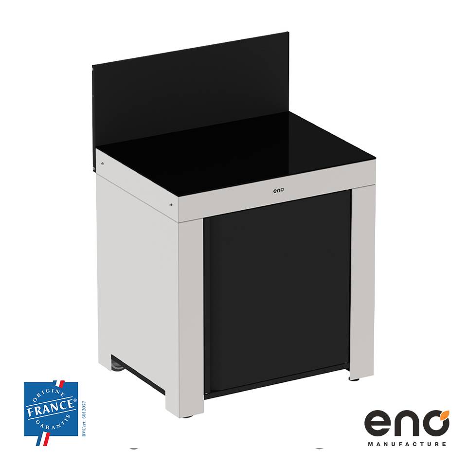 Eno - Modulo standard cuisine inox noir - ENO - Image 1